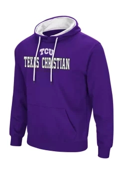 Coupon ๐ Colosseum Athletics NCAA TCU Horned Frogs Embroidered Detail Hoodie โค๏ธ