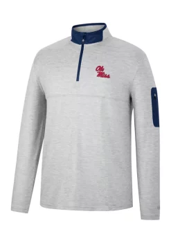 Top 10 🛒 Colosseum Athletics NCAA Ole Miss Rebels Country Club Quarter Zip Pullover 🔔 -Star Wars Sales Shop Belk 1578