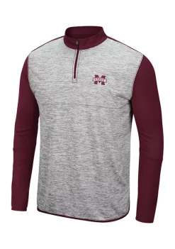 Best reviews of ⌛ Colosseum Athletics NCAA Mississippi State Bulldogs Color Block 1/4 Zip 👕 Shirt 🛒