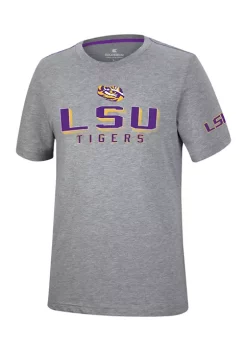 New 👏 Colosseum Athletics NCAA LSU Tigers 3D Graphic T-Shirt 👏