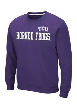Promo ๐ฏ Colosseum Athletics NCAA TCU Horned Frogs Crew Neck Sweatshirt ๐