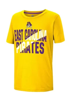 Buy 🥰 Colosseum Athletics NCAA East Carolina Pirates Graphic T-Shirt ⭐