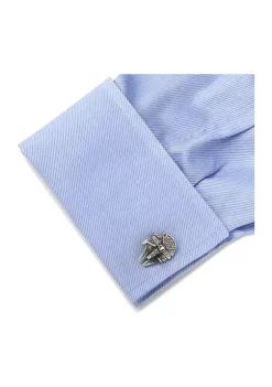 Cheapest ❤️ Star Wars 3D Millennium Falcon Cufflinks 👍 -Star Wars Sales Shop Belk 161