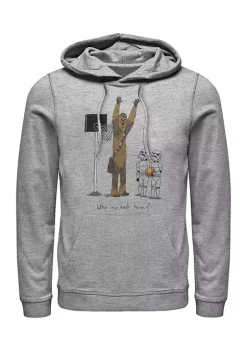 Budget ❤️ Star Wars Chewie 🏀 Basketball Graphic Fleece Hoodie ✔️ -Star Wars Sales Shop Belk 164