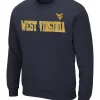 Top 10 🥰 Colosseum Athletics NCAA West Virginia Mountaineers Crew Neck Sweatshirt 🌟