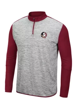 Cheap ๐ Colosseum Athletics NCAA Florida State Seminoles Color Block 1/4 Zip ๐ Shirt โจ