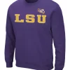 New 🥰 Colosseum Athletics NCAA LSU Tigers Crew Neck Sweatshirt 🌟