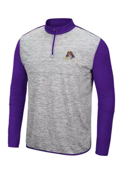 Buy ๐งจ Colosseum Athletics NCAA East Carolina Pirates Color Block 1/4 Zip ๐ Shirt ๐