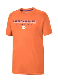 Best Sale 😍 Colosseum Athletics Boys 8-20 NCAA Clemson Tigers Graphic T-Shirt 💯