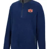 Flash Sale 😉 Colosseum Athletics NCAA Auburn Tigers Keeping Score 1/4 Zip Jacket 😀
