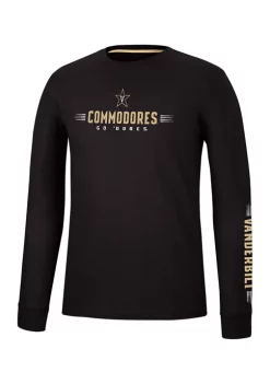 Budget โญ Colosseum Athletics NCAA Vanderbilt Commodores Spackler Long Sleeve Graphic T-Shirt ๐งจ