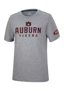 Outlet 🔥 Colosseum Athletics NCAA Auburn Tigers Short Sleeve Crew Neck T-Shirt 👍