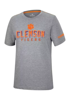 Hot Sale 🧨 Colosseum Athletics NCAA Clemson Tigers 3D Graphic T-Shirt ⌛