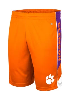 Budget ❤️ Colosseum Athletics NCAA Clemson Tigers Logo Graphic Shorts ✔️