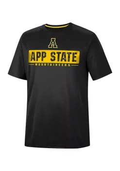 Cheapest ⌛ Colosseum Athletics NCAA Appalachian State Mountaineers Camouflage Graphic T-Shirt ✔️