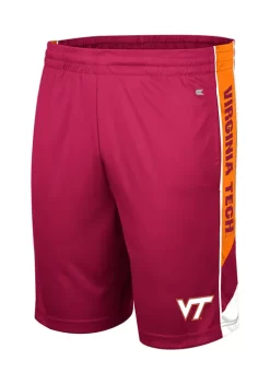 Promo 🤩 Colosseum Athletics NCAA Virginia Tech Hokies Logo Graphic Shorts 🔥