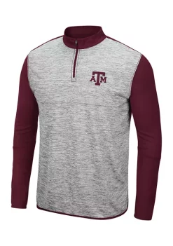 Flash Sale 🎉 Colosseum Athletics NCAA Texas A&M Aggies Color Block 1/4 Zip 👚 Shirt ✨