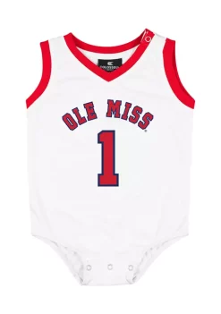 Outlet ⭐ Colosseum Athletics NCAA Ole Miss Rebels Jersey Onesie 🥰