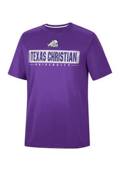 Outlet 😉 Colosseum Athletics NCAA TCU Horned Frogs Short Sleeve Wager T-Shirt 👍