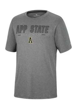 Budget ⌛ Colosseum Athletics NCAA Appalachian State Mountaineers Raised Graphic T-Shirt 🎁
