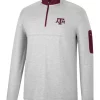 Best Pirce ✨ Colosseum Athletics NCAA Texas A&M Aggies Country Club Quarter Zip Pullover 😀