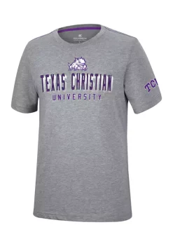 Budget 😀 Colosseum Athletics NCAA TCU Horned Frogs 3D Graphic T-Shirt 🎁 -Star Wars Sales Shop Belk 1883