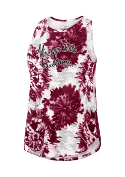 Best deal 🔔 Colosseum Athletics NCAA Mississippi State Bulldogs Tie Dye Graphic Tank 🤩