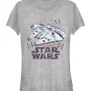 Budget 🔥 Star Wars Falcon Rays Graphic T-Shirt 🛒 -Star Wars Sales Shop Belk 196