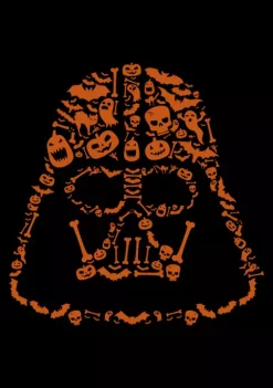 Brand new ⌛ Star Wars Big & Tall Vader 🦇 Halloween Icons Graphic T-Shirt 😍 -Star Wars Sales Shop Belk 206