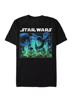Flash Sale 🛒 Star Wars Big & Tall Stary Poster Graphic T-Shirt 👏