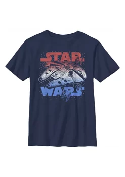 Top 10 🌟 Star Wars Star Spangled Falcon Graphic T-Shirt ❤️