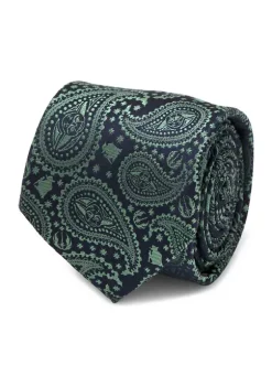 Best Pirce ๐ Star Wars Yoda Green Paisley Tie โ๏ธ