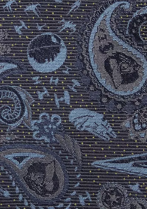 Outlet 😉 Star Wars Vader Paisley Blue and Gray Tie 🌟 5 Outlet 😉 Star Wars Vader Paisley Blue and Gray Tie 🌟 - Image 3
