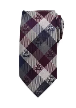Coupon 🛒 Star Wars Darth Vader Plum Modern Plaid Tie 😉 -Star Wars Sales Shop Belk 319