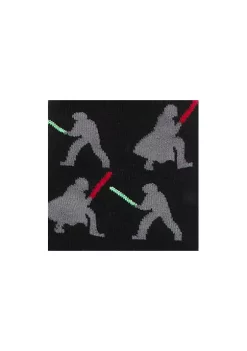 Coupon ✨ Star Wars Vader v. Luke Lightsaber Battle Black 🧦 Socks 😍 -Star Wars Sales Shop Belk 332