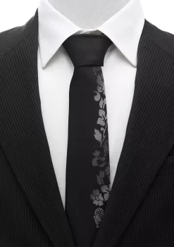 New 😀 Star Wars R2D2 Floral Black Tie 🌟 -Star Wars Sales Shop Belk 337