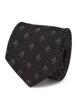 Best Pirce ๐ Star Wars Mandalorian Black Silk Tie โค๏ธ