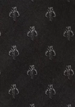 Best Pirce 👍 Star Wars Mandalorian Black Silk Tie ❤️ -Star Wars Sales Shop Belk 341