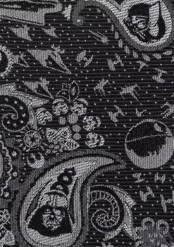 Buy 🥰 Star Wars Vader Paisley Black and White Tie 😀 -Star Wars Sales Shop Belk 367