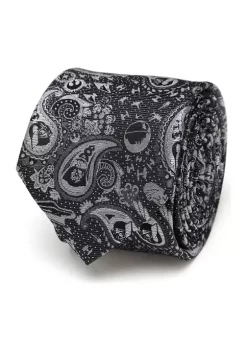 Buy 🥰 Star Wars Vader Paisley Black and White Tie 😀 -Star Wars Sales Shop Belk 370