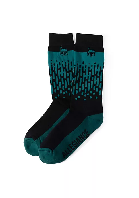 Cheap 🤩 Star Wars Boba Fett Hidden Message Green 🧦 Socks ✨ 4 Cheap 🤩 Star Wars Boba Fett Hidden Message Green 🧦 Socks ✨ - Image 2