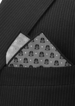 Buy 🔥 Star Wars Darth Vader Gray Dot Pocket Square 🛒 -Star Wars Sales Shop Belk 386