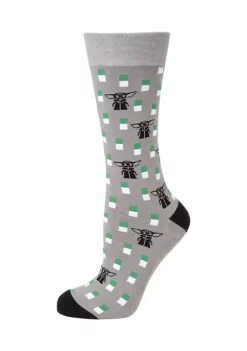Wholesale 🔔 Star Wars The Child Gray 🧦 Socks 🌟 -Star Wars Sales Shop Belk 397