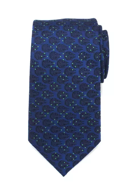 Best Sale ⭐ Star Wars Millennium Falcon Navy Dot Tie 😉 4 Best Sale ⭐ Star Wars Millennium Falcon Navy Dot Tie 😉 - Image 2