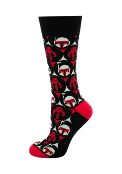 Outlet 💯 Star Wars Boba Fett Black 🧦 Socks 🎁 -Star Wars Sales Shop Belk 457