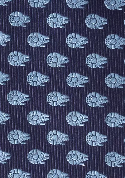 Cheapest 👍 Star Wars Millennium Falcon Blue Tonal Tie 🥰 6 Cheapest 👍 Star Wars Millennium Falcon Blue Tonal Tie 🥰 - Image 4