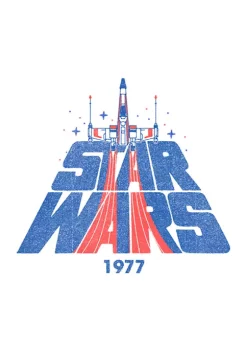 Top 10 😀 Star Wars Retro Wing Graphic T-Shirt 😉 -Star Wars Sales Shop Belk 479
