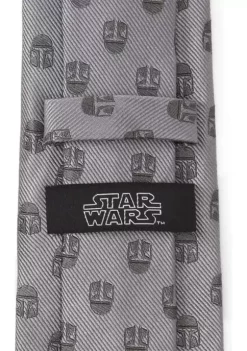 Flash Sale 🎉 Star Wars Mandalorian Helmet Gray Tie ✨ -Star Wars Sales Shop Belk 506