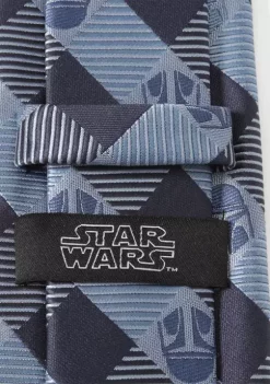 Best Sale 👏 Star Wars Mando Helmet Check Blue Tie 👏 11 Best Sale 👏 Star Wars Mando Helmet Check Blue Tie 👏 -Star Wars Sales Shop Belk 528