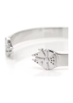 Outlet 🥰 Star Wars Millennium Falcon Stainless Steel Cuff Bracelet 🔔 -Star Wars Sales Shop Belk 533